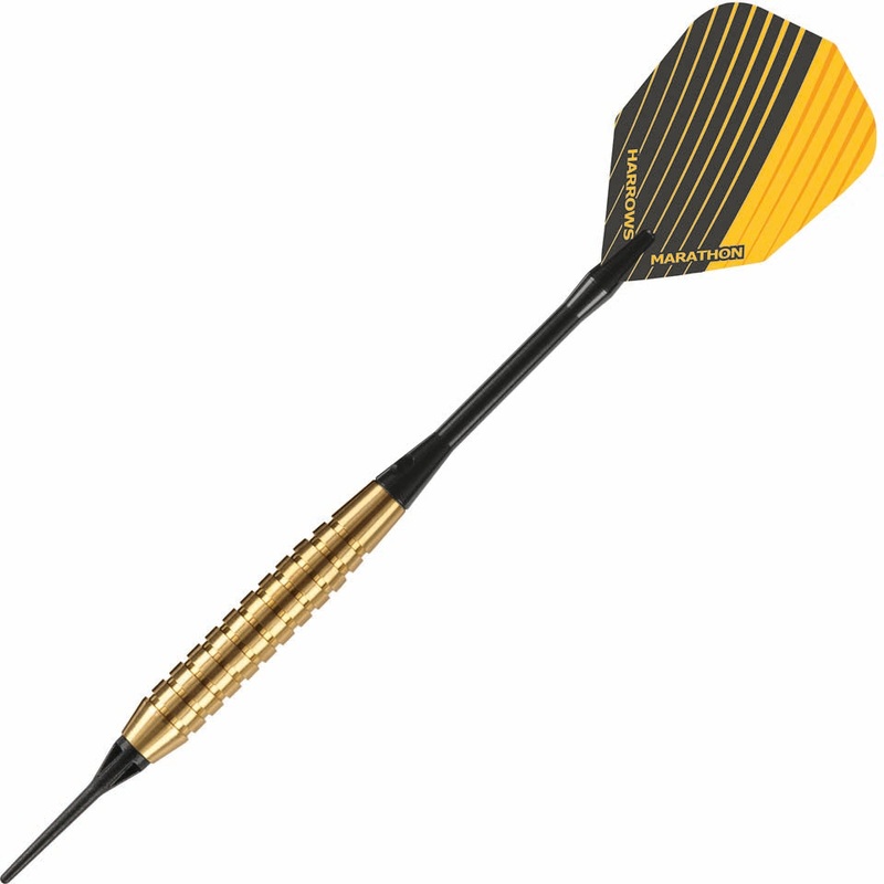 Harrows Club Brass Ringed Soft Tip Darts – 16gm
