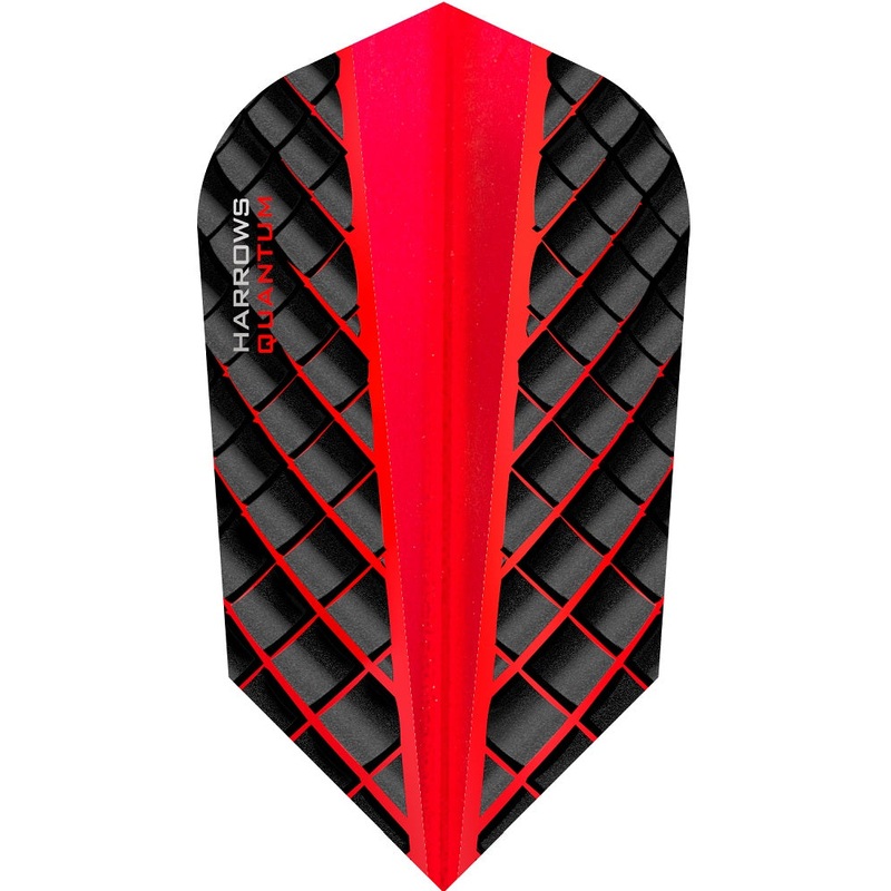 Harrows Quantum Slim Red Dart Flights
