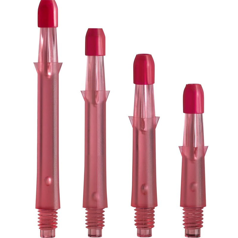 *L-Style – L-Shafts – Straight – Clear Red L Style 130 27mm Extra Short