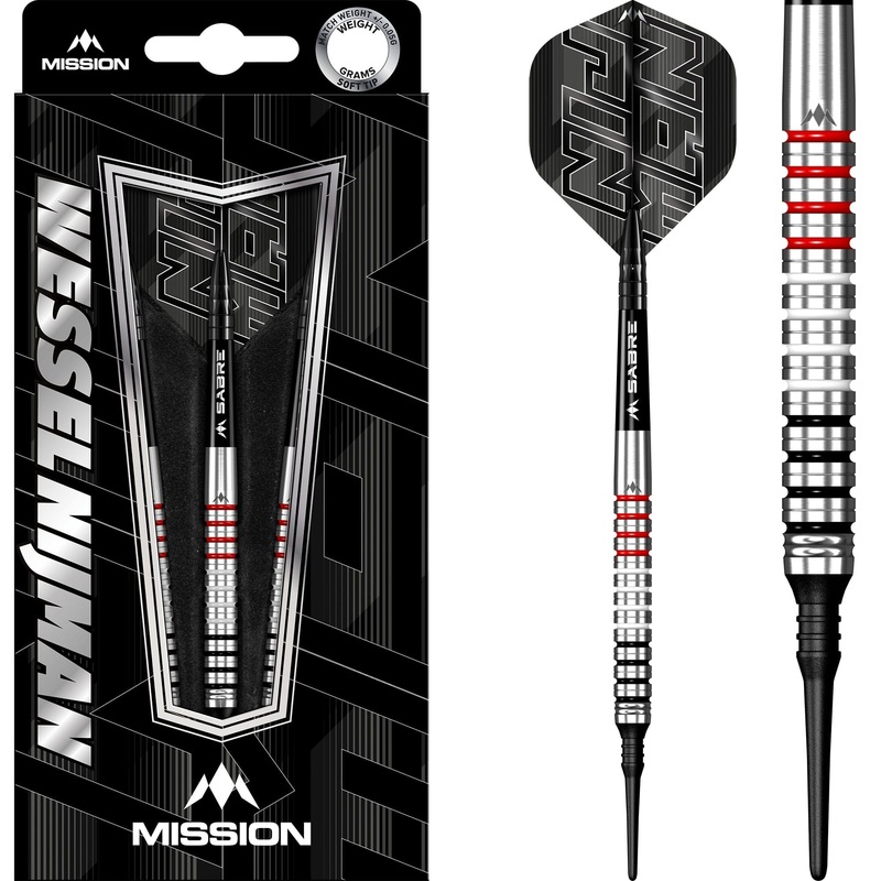 Mission Wessel Nijman Darts – Soft Tip – 95% – Natural 18g
