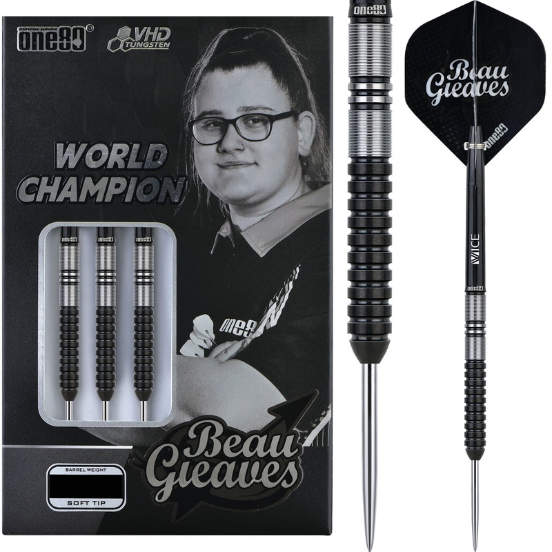 One80 Beau Greaves Darts – Steel Tip – VHD – Black Edition 21g
