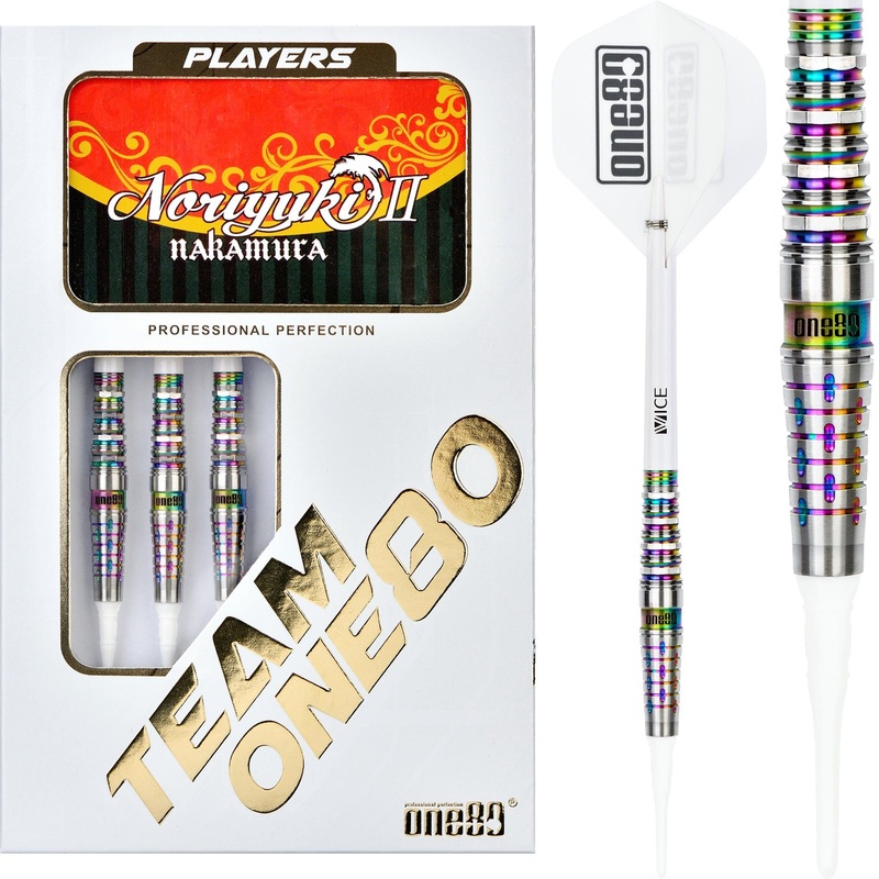 *One80 Noriyuki Nakamura Darts – Soft Tip – V2 – Chameleon 18g