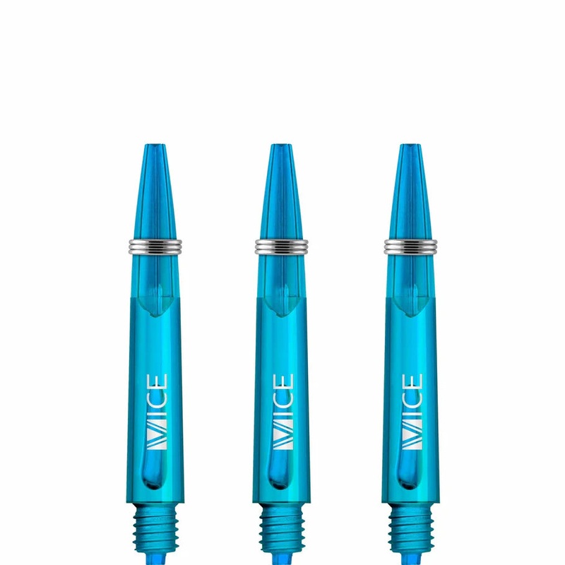 One80 Proplast Vice Dart Shafts – Sky Blue – Short Polycarbonate Short (35mm in length excluding thread) Sky Blue