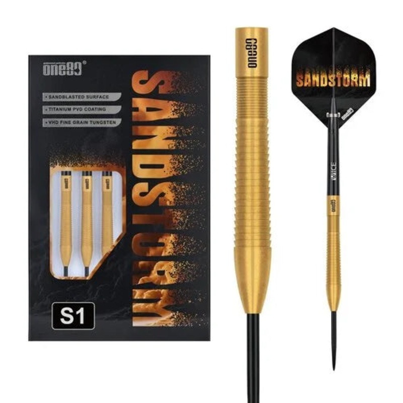 One80 Sandstorm 01 24 gram 90% Tungsten Steel Tip Dart Set