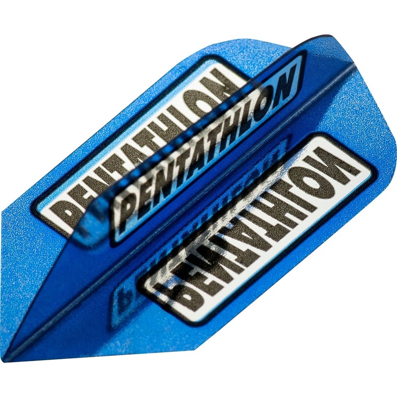 *Pentathlon Dart Flights – Dimplex – Extra Strong – Slim – Blue