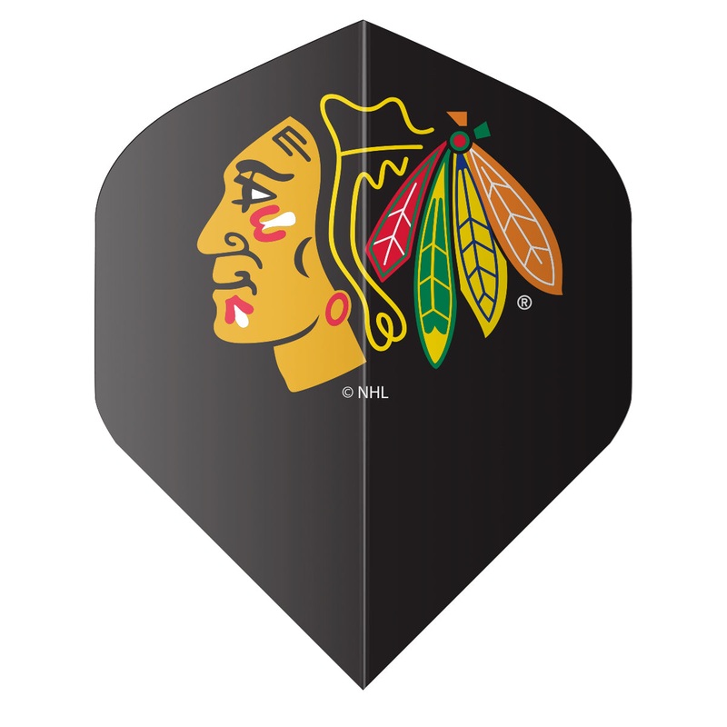 Shot NHL Chicago Blackhawks Flight Set Black Standard 100 Micron Polymer