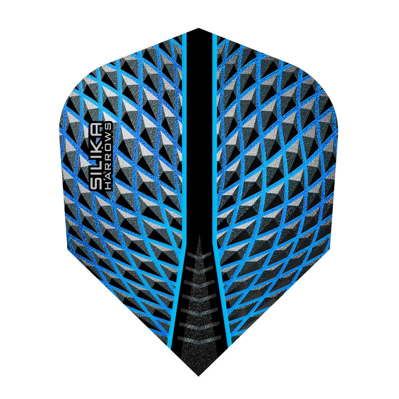 Silika No6 Standard Aqua Dart Flights by Harrows