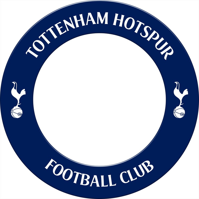 Tottenham Hotspur Dartboard Surround – Official Licensed – Spurs – S2 – Navy & White