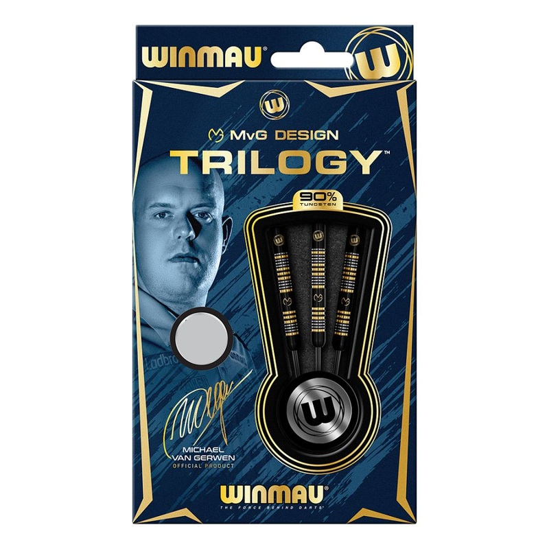 Winmau Michael Van Gerwen Trilogy Steel Tip Darts 21.5 grams