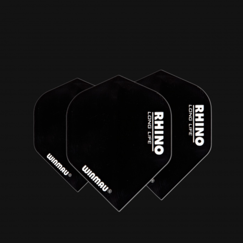 Winmau Rhino Black Extra Thick Standard Standard 100 Micron Poly metronic extra thick