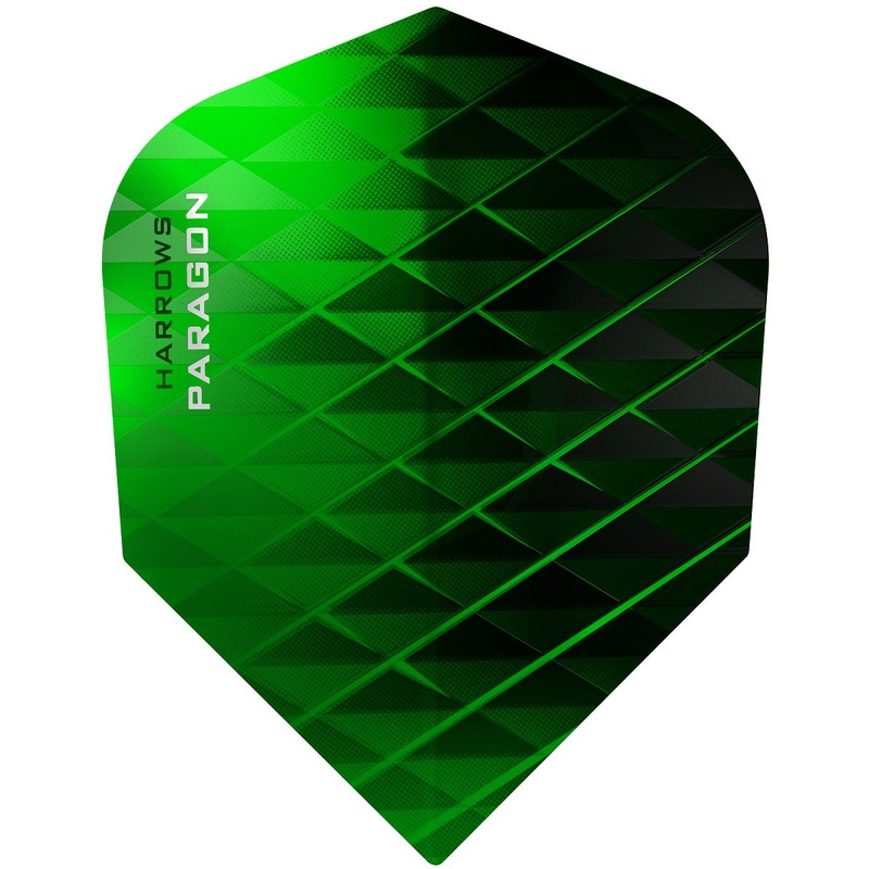 Harrows Paragon Green Darts Flights