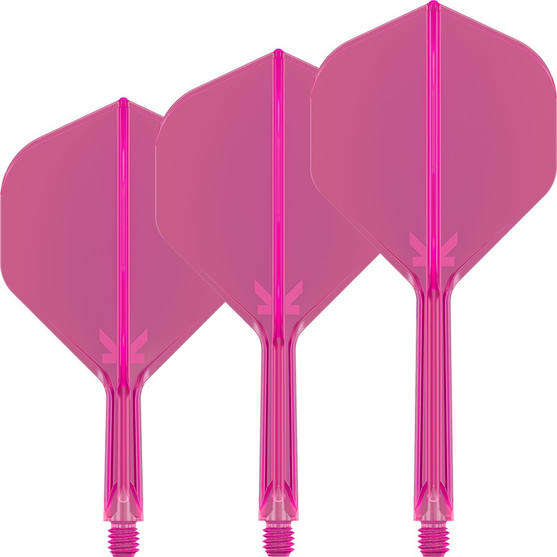 K-Flex Neon Pink No2 One Piece Dart Flights by Target Short
