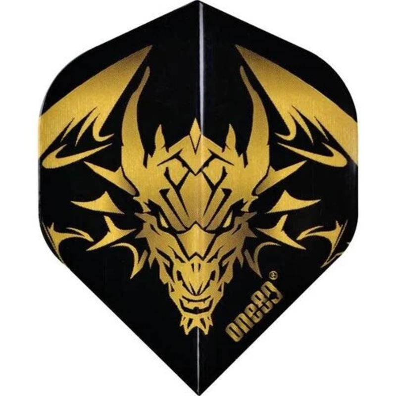 One80 Jim Williams Dragon Gold Dart Flights Standard 100 Micron Poly
