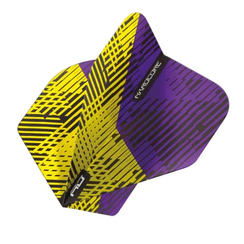 Red Dragon Hardcore Radical Yellow & Purple Fleck Standard Flights