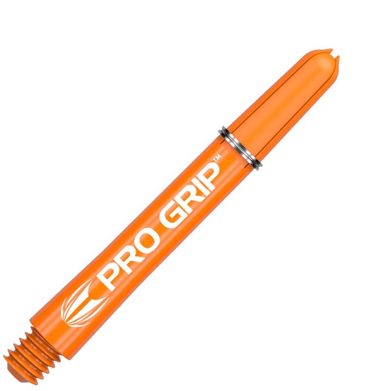 Target Pro Grip Nylon Dart Shafts – Intermediate Orange (3 Sets)