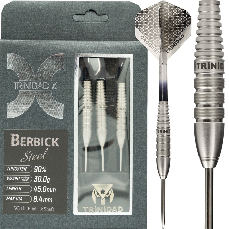 Trinidad X Darts – Steel Tip – 90% Tungsten – Berbick – 30g