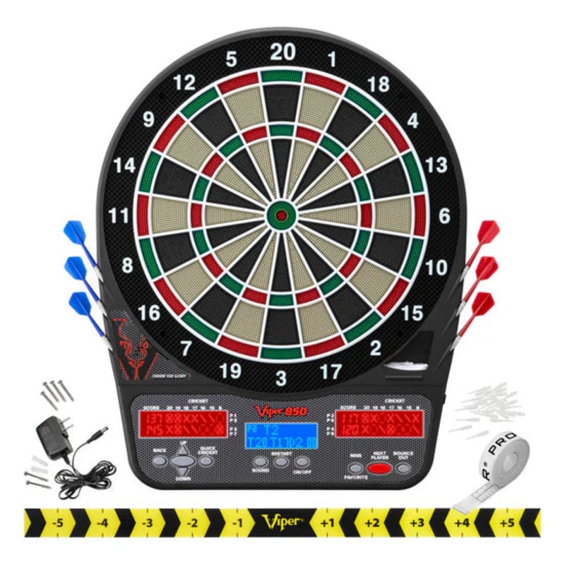 Viper 850 Electronic Soft Tip Dart Board 15.5″ Regulation Target