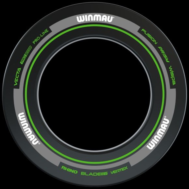 Winmau Advance Black/Green Surround Black/Green Not Included 43.6cm Inner Diameter, 67.5cm Outer Diameter