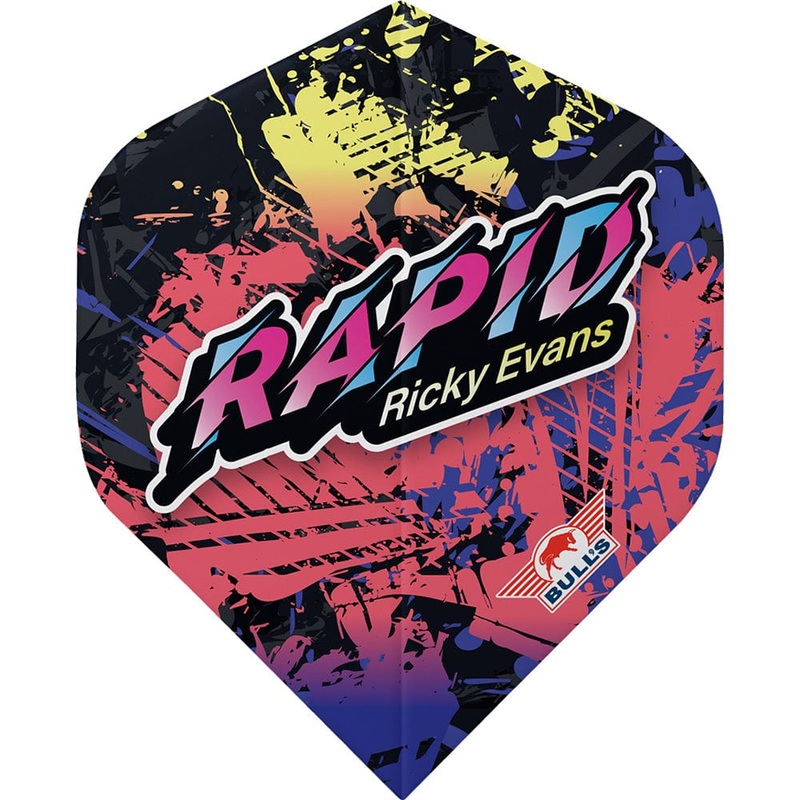 Bulls Ricky Evans Dart Flights – 100 – No2 – Std – Rapid – 90 Edition