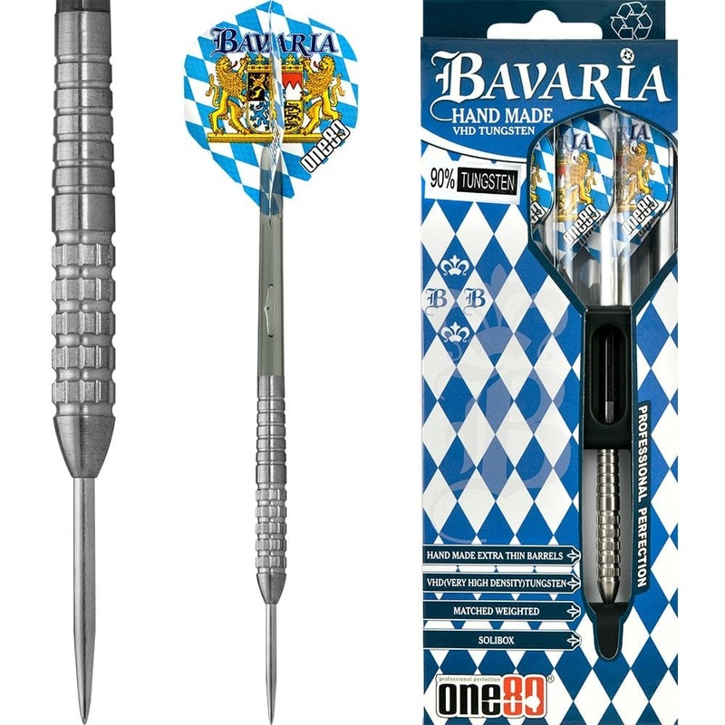 One80 Bavaria XL Darts – Steel Tip Tungsten – Hand Made 22g