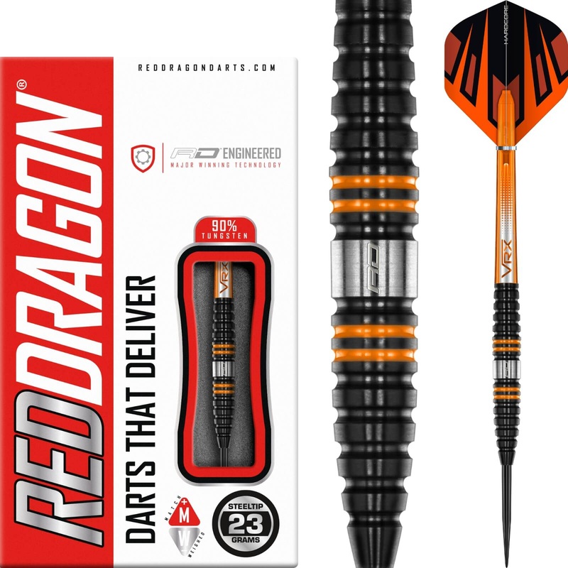 Red Dragon – Amberjack Pro 2 Darts – Steel Tip – 90% Tungsten – 23g 25g 23 grams