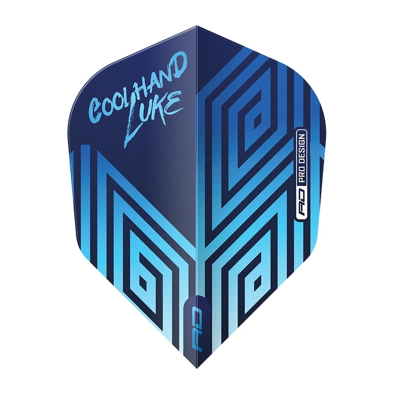 Red Dragon Hardcore Coolhand Luke Blue Dart Flights No6 Shape