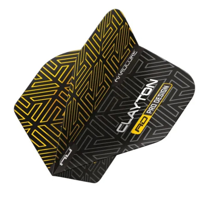 Red Dragon Hardcore Premium Jonny Clayton Gold & Black Flights