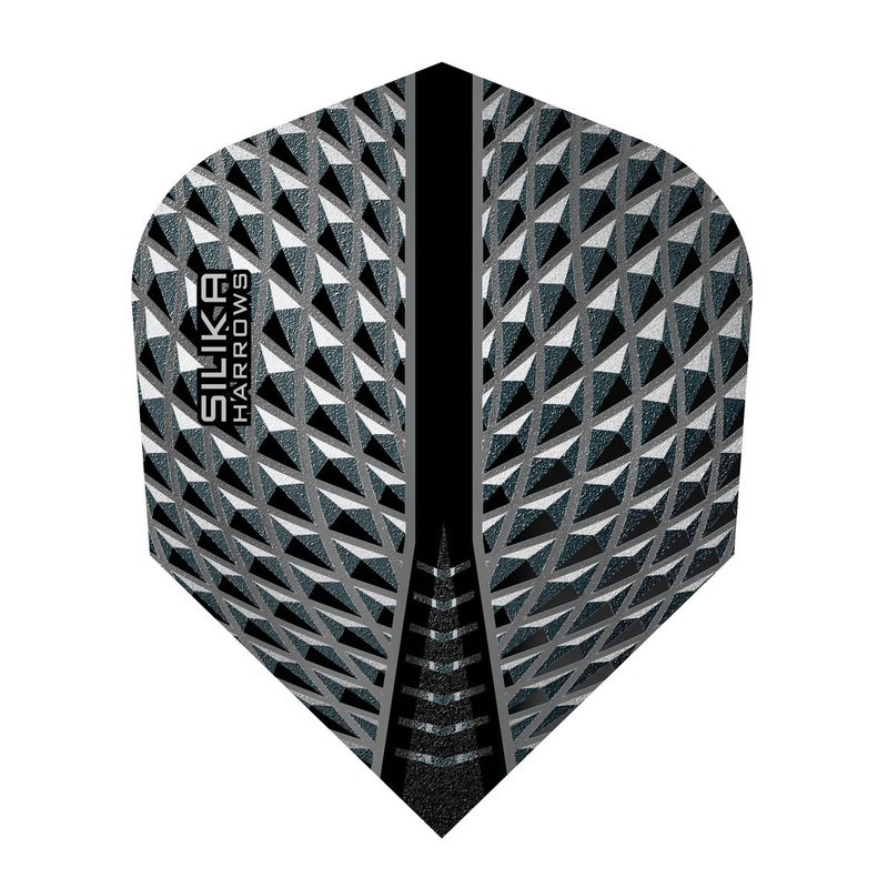 Silika No6 Standard Smokey Dart Flights by Harrows
