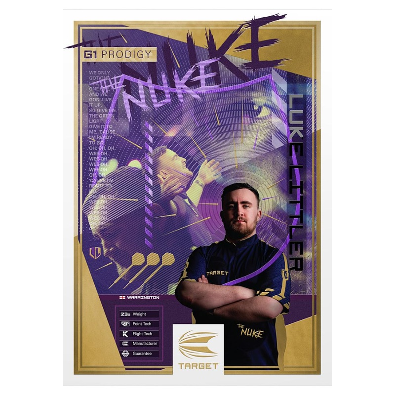 Target Luke Littler G1 Prodigy SP Darts 22 grams