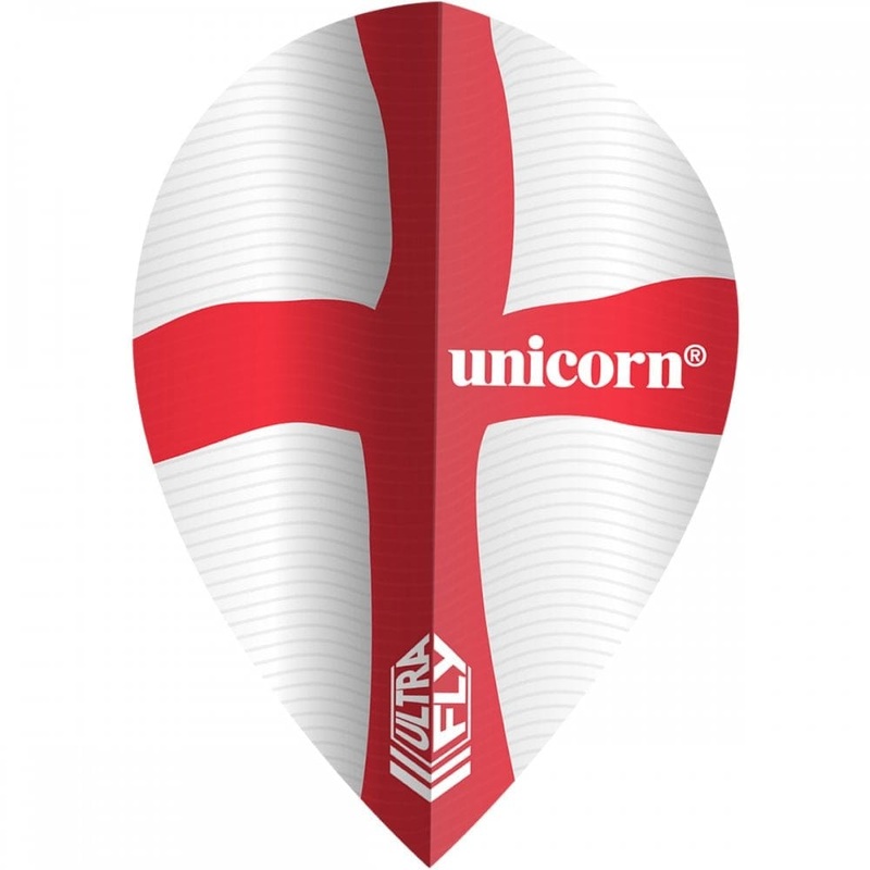 Unicorn Ultrafly Dart Flights – 100 – Xtra Pear – St George Cross – Wave