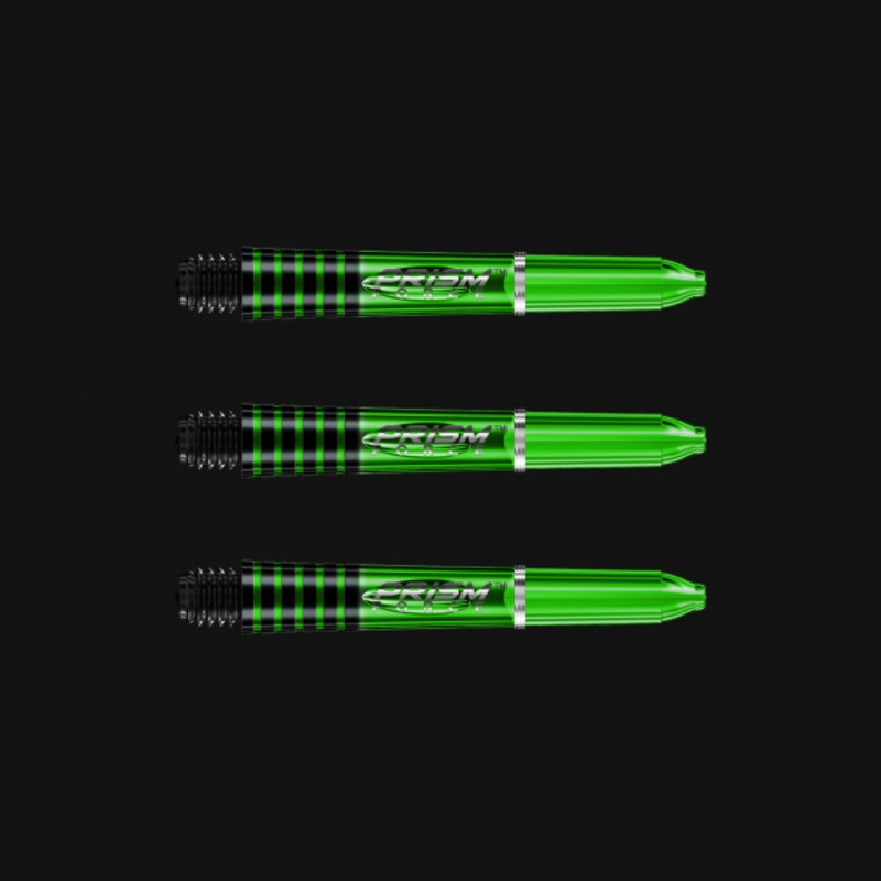 Winmau Prism Force Short Green Polycarbonate Short (35mm in length excluding thread) Green