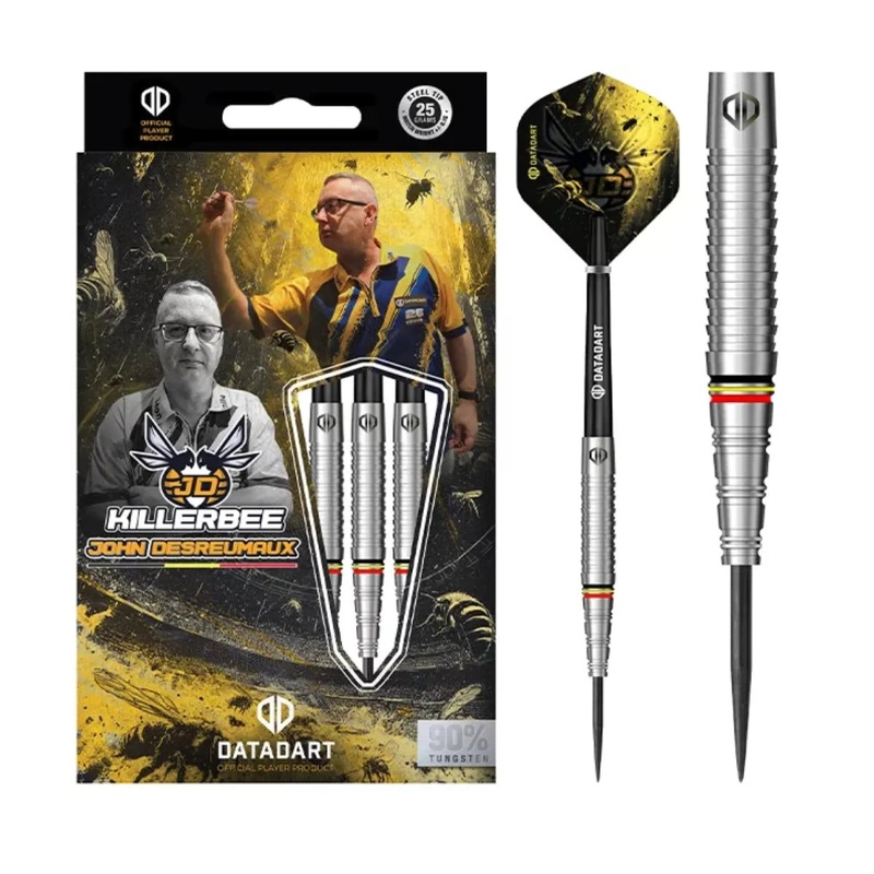 DataDart John Desreumaux 90% Tungsten Steel Tip Darts 23 GRAM