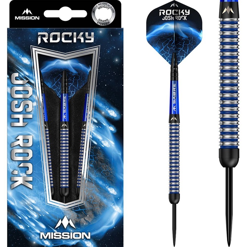 Mission Josh Rock Steel Tip Darts 22 grams