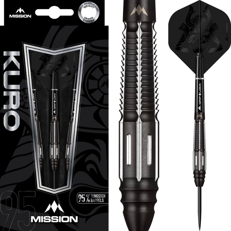Mission – Kuro M4 Darts – Steel Tip – 95% Tungsten – 21g 23g 21 grams