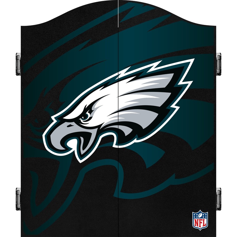NFL – Dartboard Cabinet – Official Licensed – Philadelphia Eagles