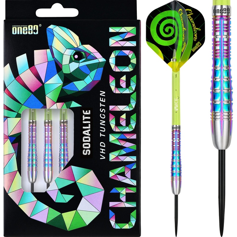 One80 Chameleon Darts – Steel Tip – Sodalite 23g