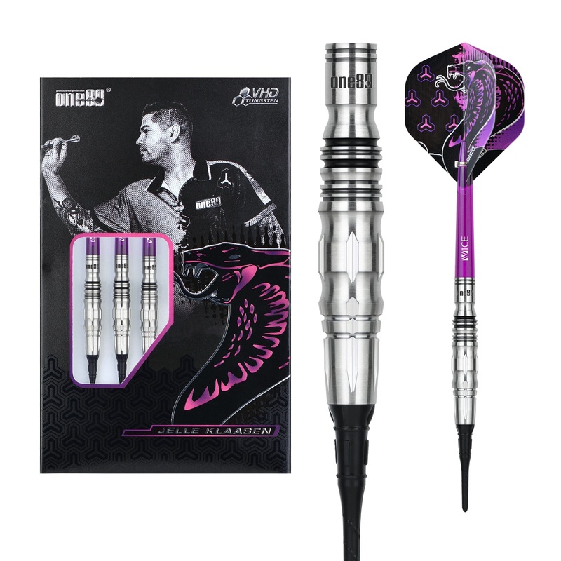 One80 Jelle Klaasen Darts – Soft Tip – 90% Tungsten – V2 – 18g