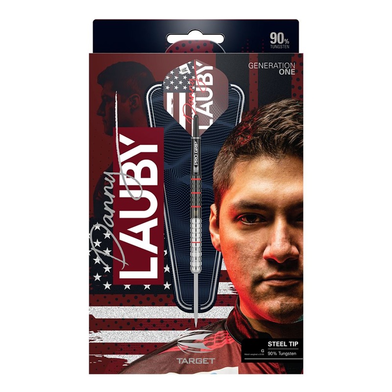 Target Danny Lauby G1 90% Tungsten Steel Tip Darts 24 grams