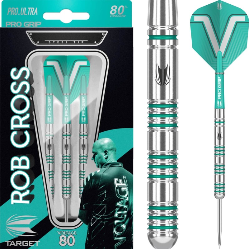 Target – Rob Cross 80 Series Darts – Steel Tip – 80% Tungsten – 22g 24g 22 grams