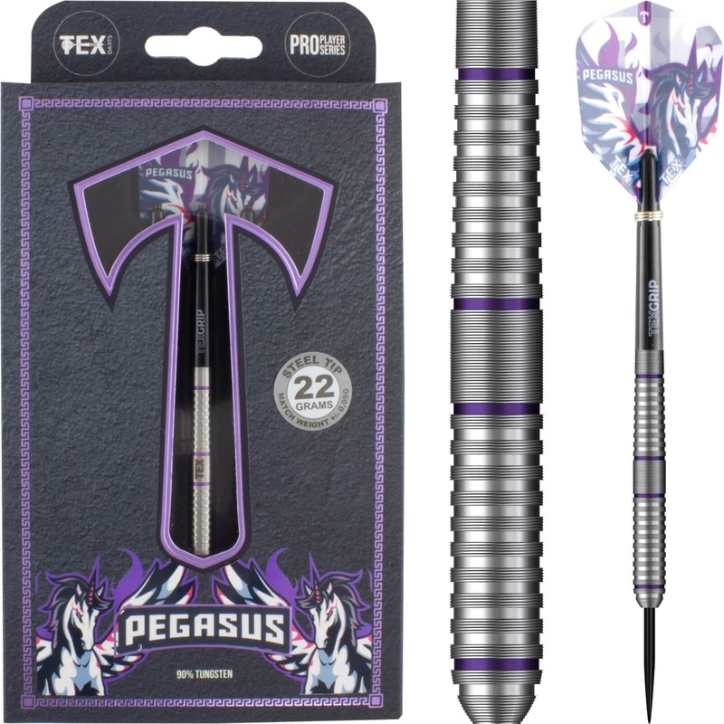Tex – Pegasus Darts – Steel Tip – 90% Tungsten – 22g 24g 22 grams