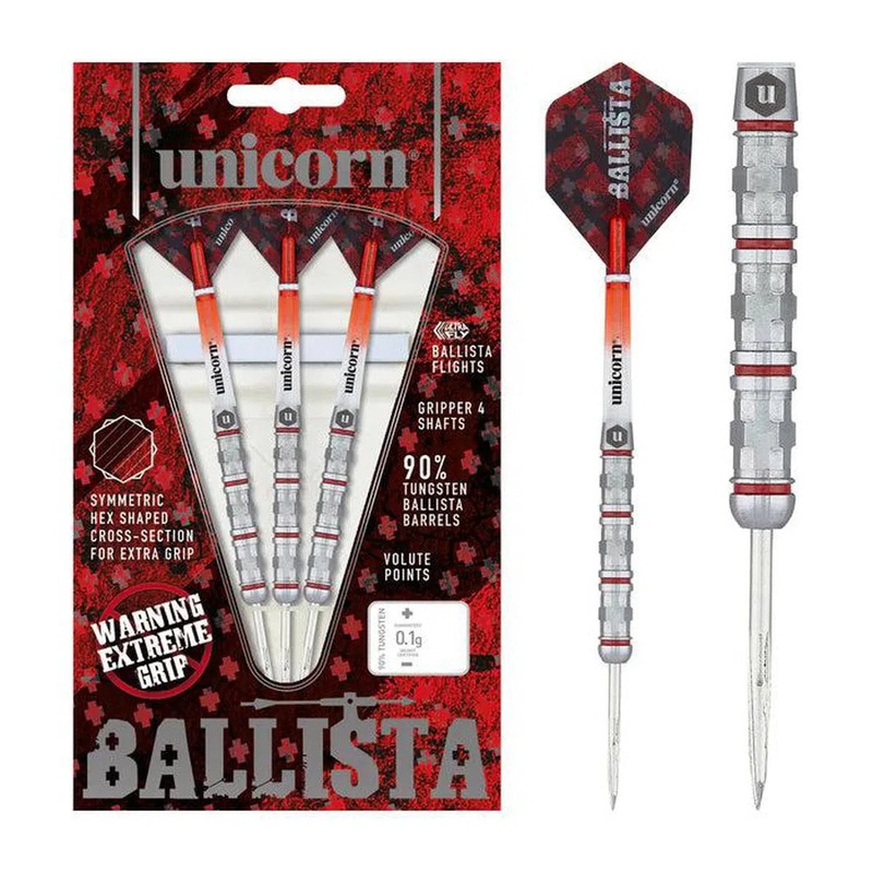 Unicorn Ballista Style 4 90% Tungsten Steel Tip Darts 22 GRAM