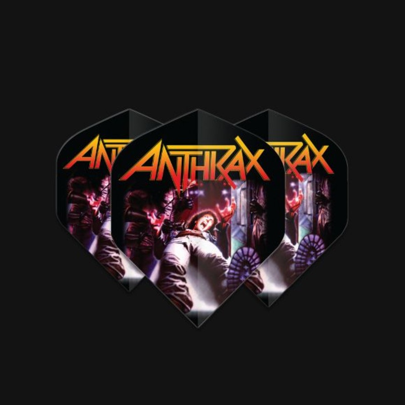 Winmau Rock Legends Anthrax Standard 100 Micron Poly metronic extra thick