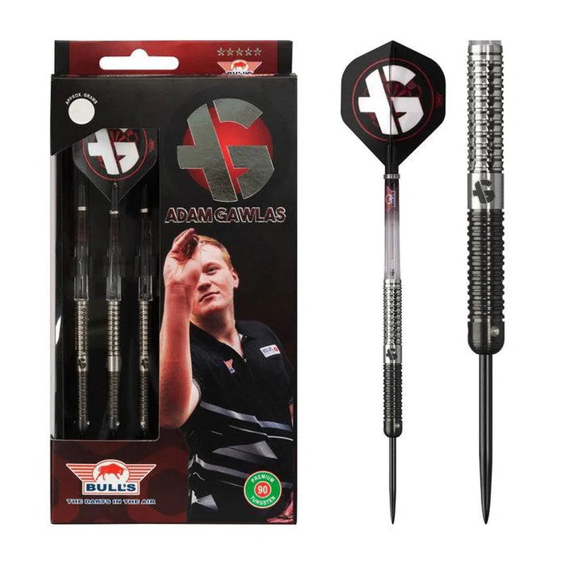 Bull’s NL Adam Gawlas 90% Tungsten Steel Tip Darts 21 GRAM