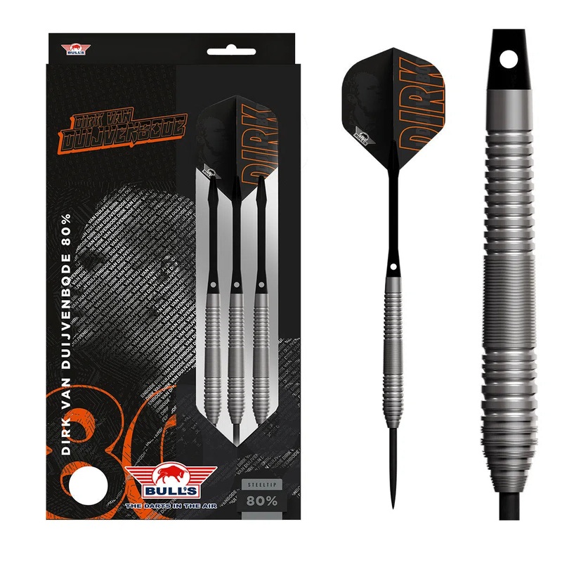Bull’s NL Dirk van Duijvenbode 80% Tungsten Steel Tip Darts 22 GRAM