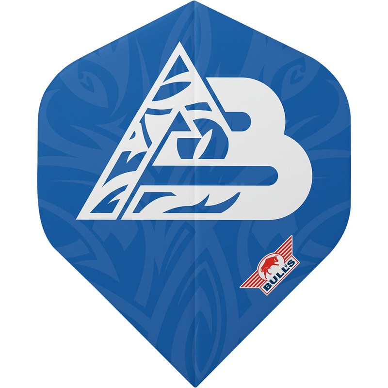 *Bulls Andy Baetens Dart Flights – 100 – No2 – Std – 90 Edition – Blue