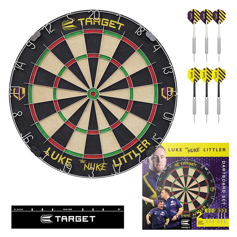 Luke Littler Dartboard Set
