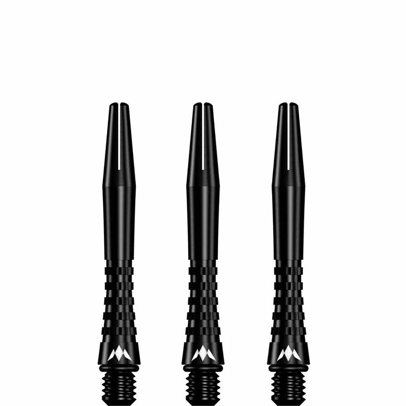 Mission Atom13 Aluminum Shafts – Anodized Metal Stems  – Black – Short Black Short (35mm in length excluding thread) Aluminum