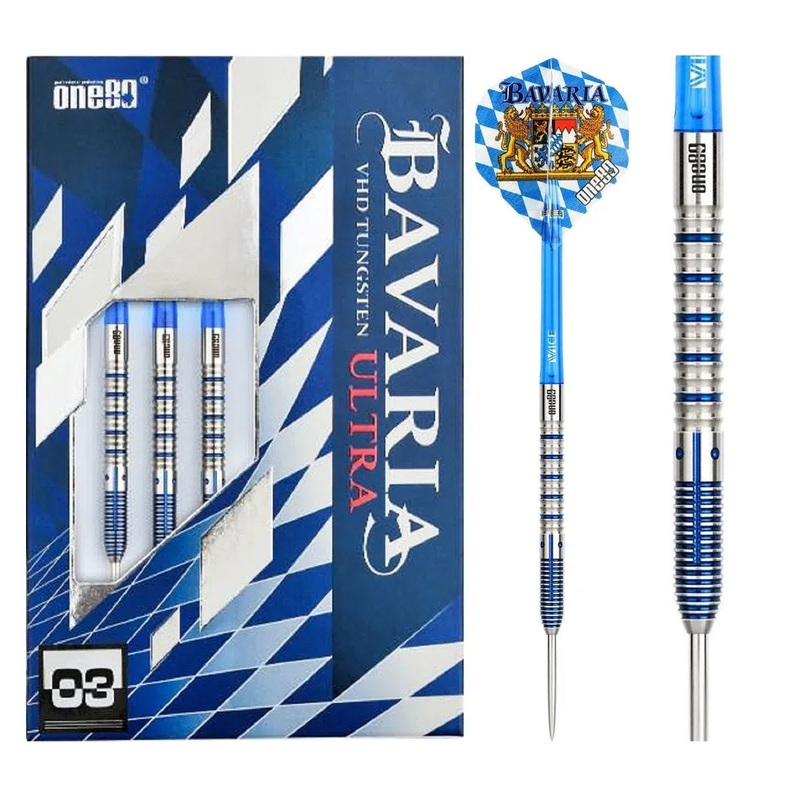 One80 Bavaria Ultra 03 90% Tungsten Steel Tip Darts 21 GRAM