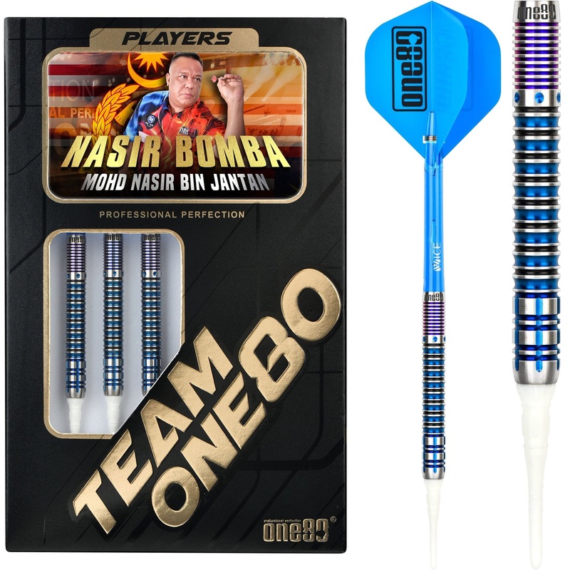 *One80 Nasir Bomba Darts – Soft Tip – Signature 20g