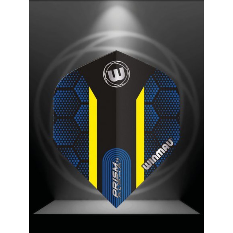 Prism Alpha Blue & Yellow Hexagon Extra Thick Standard 100 Micron Poly metronic extra thick